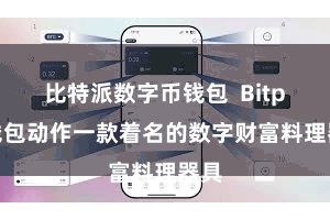 比特派数字币钱包 Bitpie钱包动作一款着名的数字财富料理器具